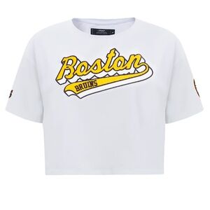 Boston Bruins Crop/Box Tee